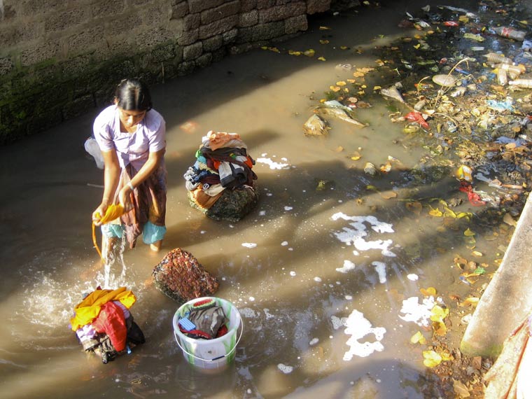 ‘Dirty Cleaning’ Washer Women, the Dhobis - Goa, India Goa, India