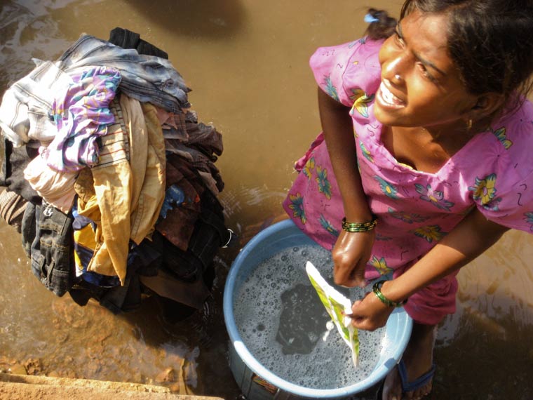 ‘Dirty Cleaning’ Washer Women, the Dhobis - Goa, India Goa, India