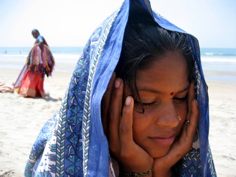 Beach Seller - Goa, India