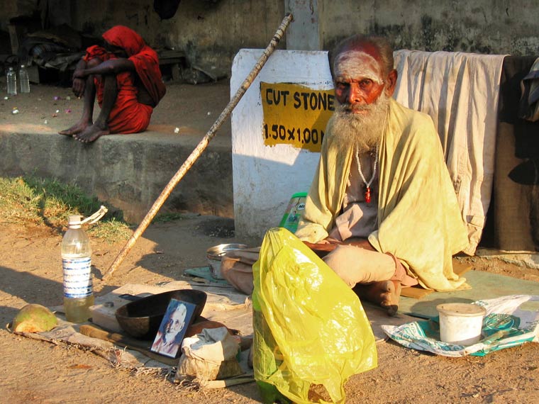 Sadu near Ramana Maharshi Ashram - Tiruvannamalai, India