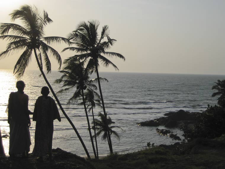 India sunset Goa, India